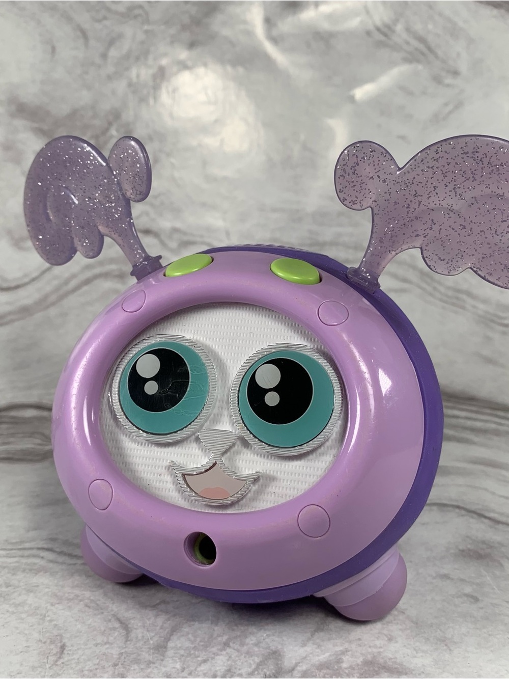 Mattel Fijit Friends Yippits Purple Plooki Interactive Dog Pet READ